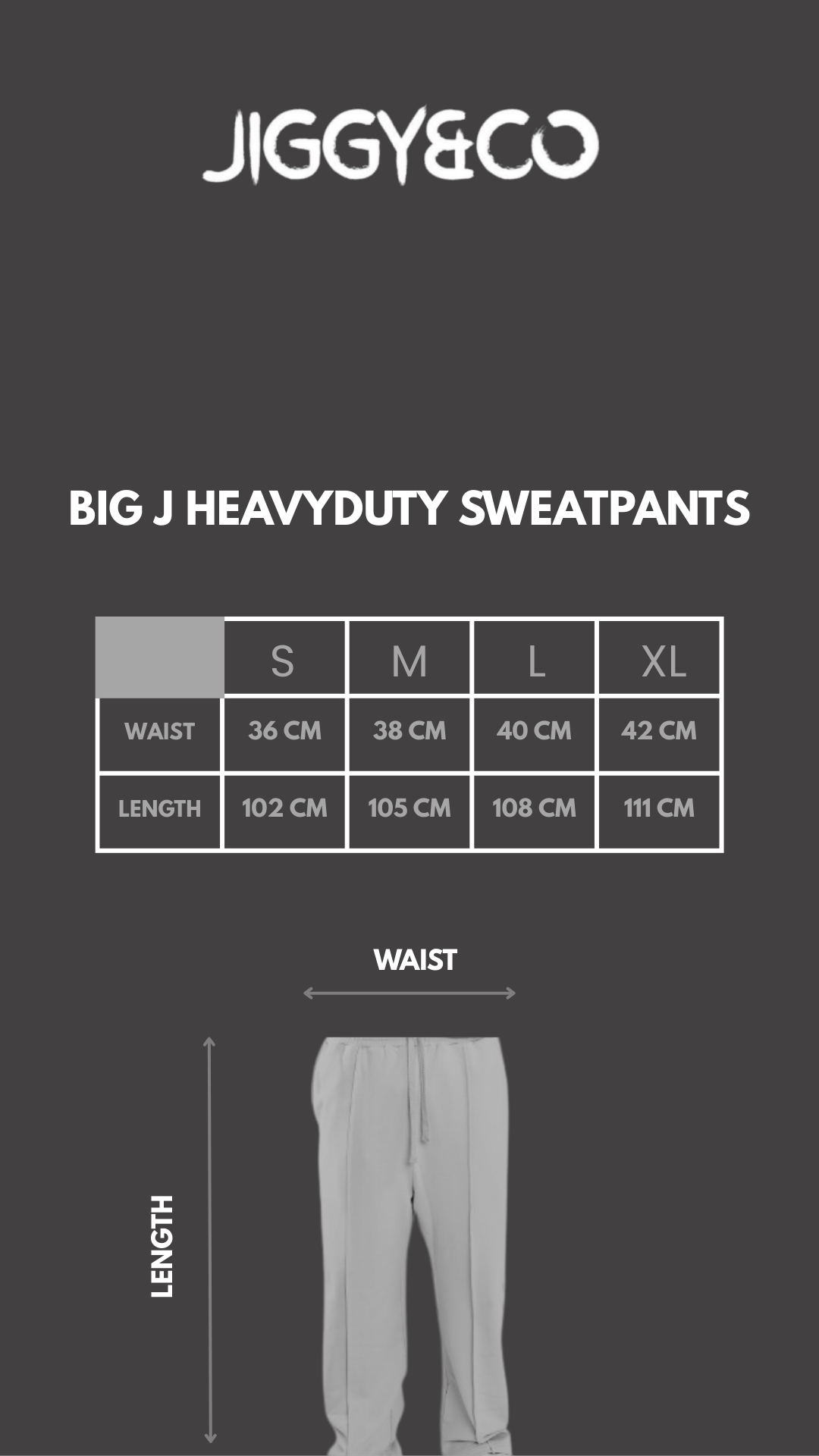 Silver Big J Sweatpants