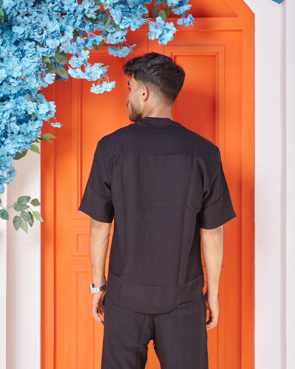 Black Linen Shirt