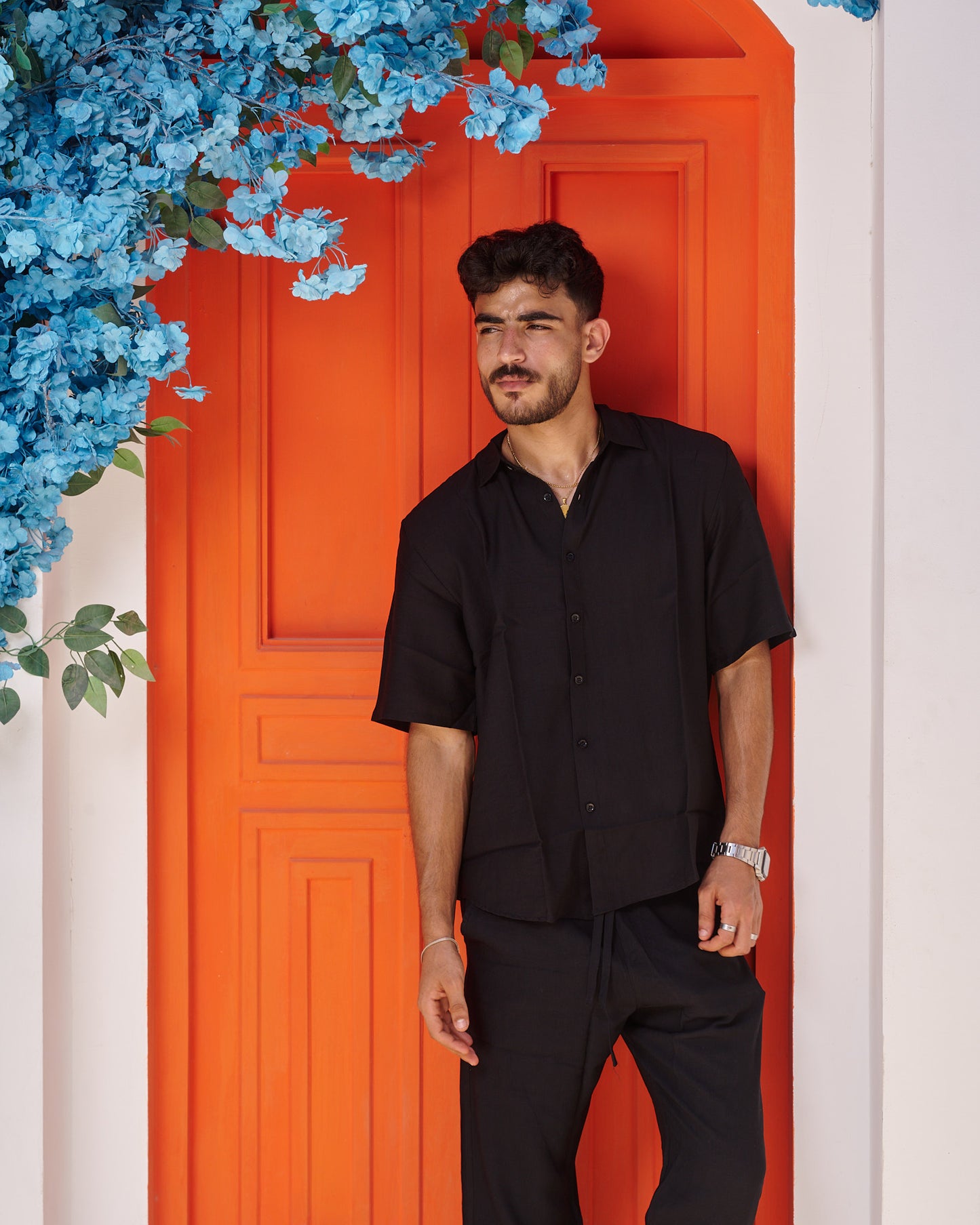 Black Linen Shirt