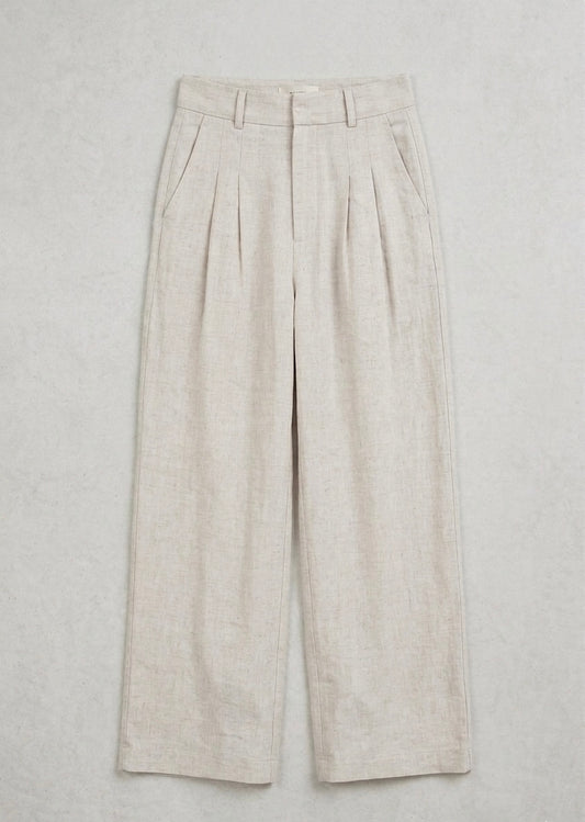 Pure Linen Tailored Pants