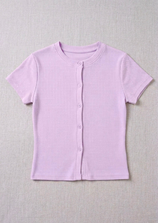 LAVENDER - Ribbed Cardigan II