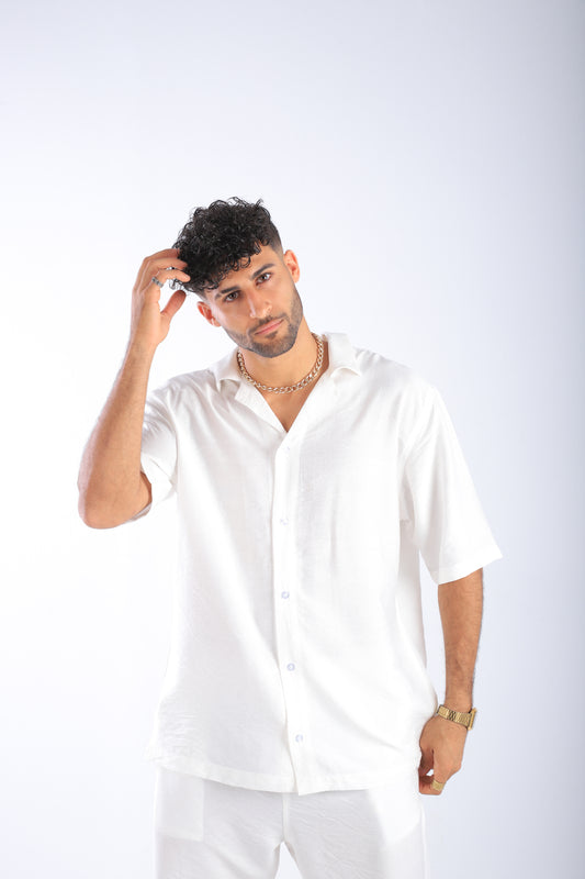 White Linen Shirt