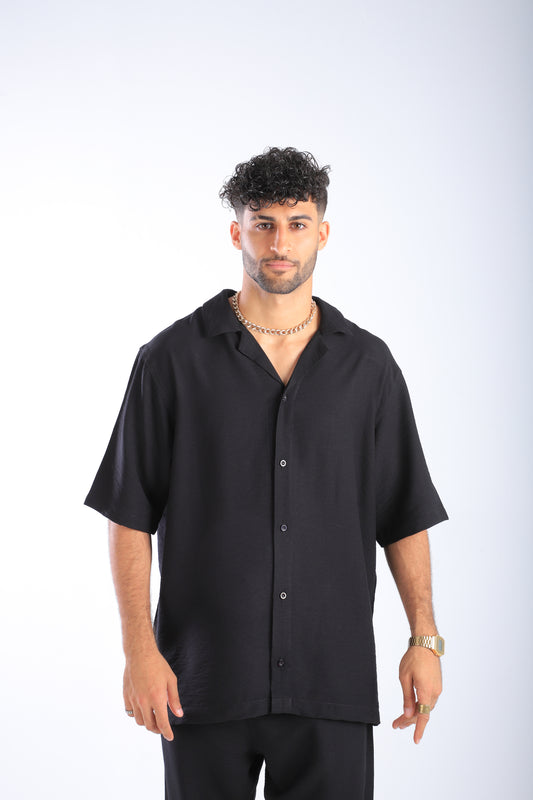 Black Linen Shirt