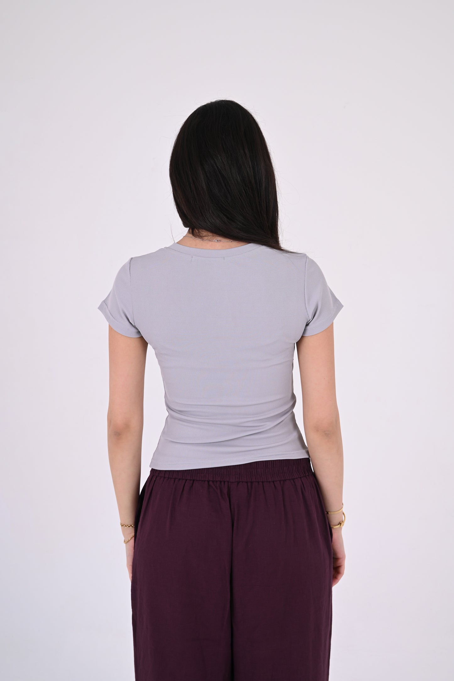GREY - Ribbed Cardigan II