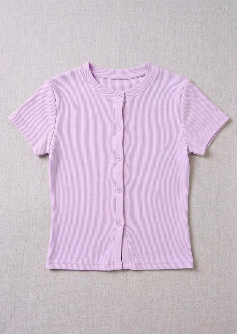LAVENDER - Ribbed Cardigan II