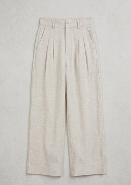 Pure Linen Tailored Pants